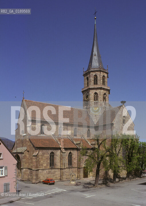 ( FRANCIA  )  ALSAZIA SOULZ : LA CHIESA DI ST-MAURICE  © 1999 Graziano Arici/Rosebud2 / GEO