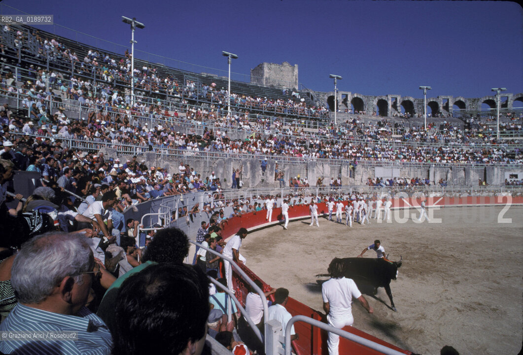 ( FRANCIA  )  PROVENCE-ALPES-COTE DAZUR ARLES : ARENA COURSE CAMARGUAISE © 1999 Graziano Arici/Rosebud2 / GEO TORO