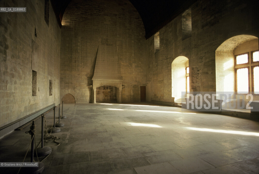 ( FRANCIA  )  PROVENCE-ALPES-COTE DAZUR AVIGNONE : IL PALAZZO DEI PAPI © 1999 Graziano Arici/Rosebud2 / GEO