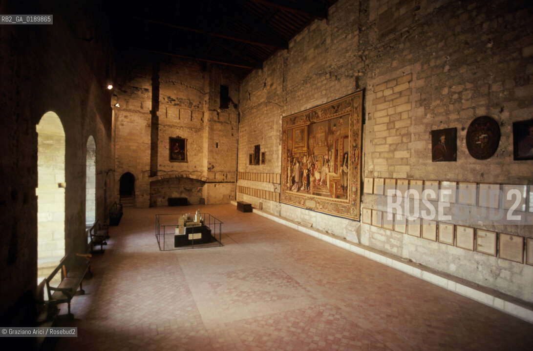 ( FRANCIA  )  PROVENCE-ALPES-COTE DAZUR AVIGNONE : IL PALAZZO DEI PAPI © 1999 Graziano Arici/Rosebud2 / GEO