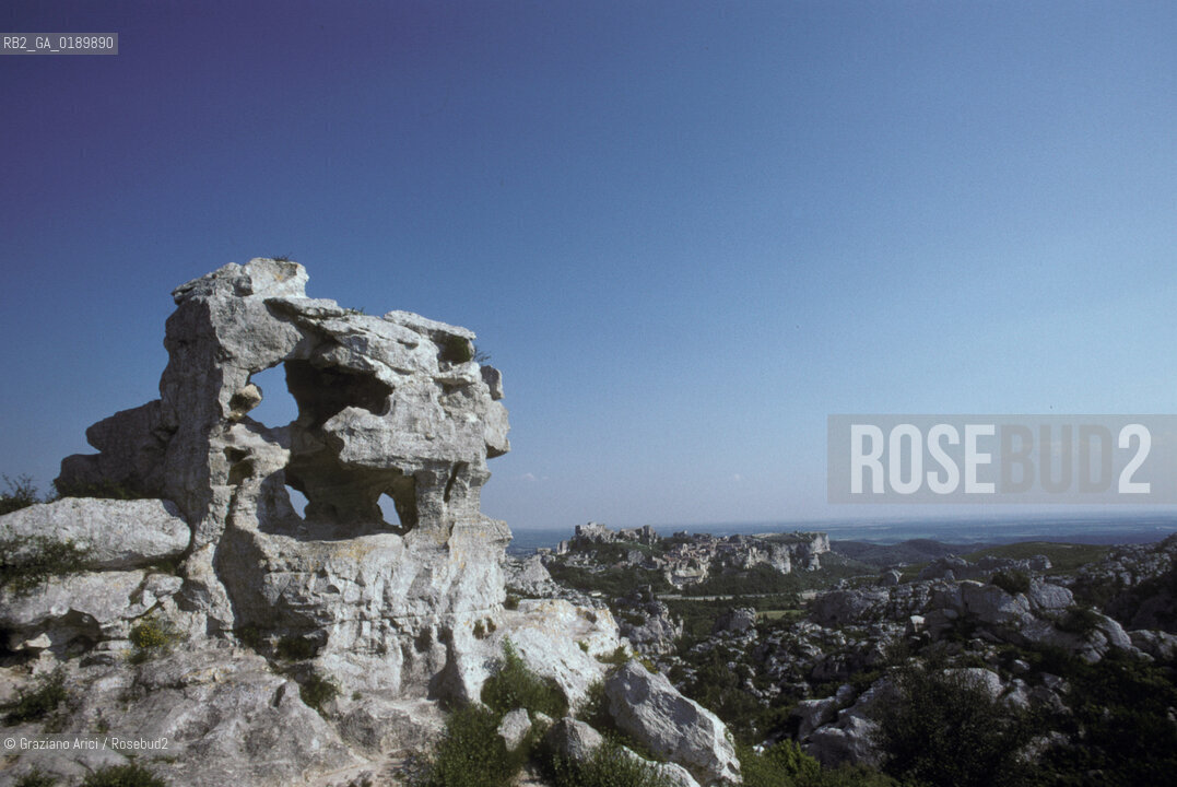 ( FRANCIA  )  PROVENCE-ALPES-COTE DAZUR  LES BAUX-DE-PROVENCE : PANORAMA © 1999 Graziano Arici/Rosebud2 / GEO ROCCIA