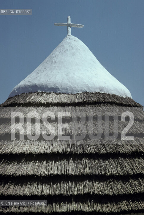 ( FRANCIA  )  PROVENCE-ALPES-COTE DAZUR PARCO NATURALE DELLA CAMARGUE : CABANE DE GUARDIAN © 1999 Graziano Arici/Rosebud2 / GEO TETTO PAGLIA