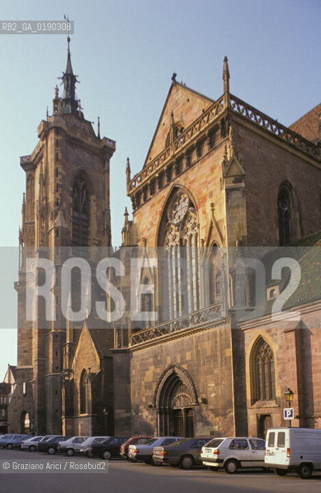 ( FRANCIA  )  ALSAZIA  COLMAR  : LA CHIESA DI ST-MARTIN  © 1999 Graziano Arici/Rosebud2 / GEO