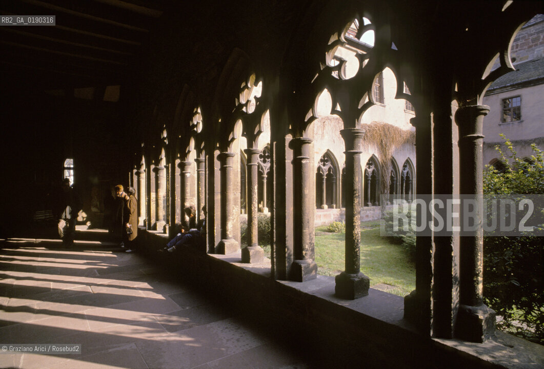 ( FRANCIA  )  ALSAZIA  COLMAR  : LA CHIESA ST-MARTIN CHIOSTRO © 1999 Graziano Arici/Rosebud2 / GEO