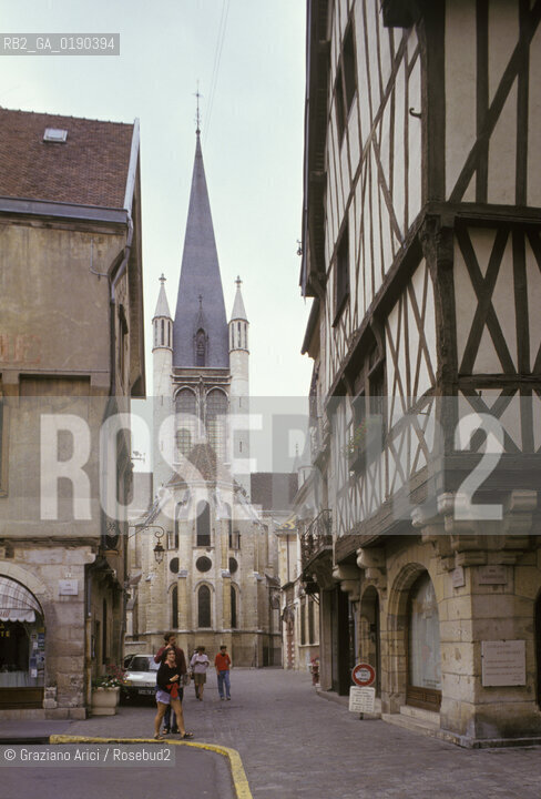 ( FRANCIA  )  BORGOGNA DIGIONE : LA CHIESA NOTRE-DAME © 1999 Graziano Arici/Rosebud2 / GEO GOTICO