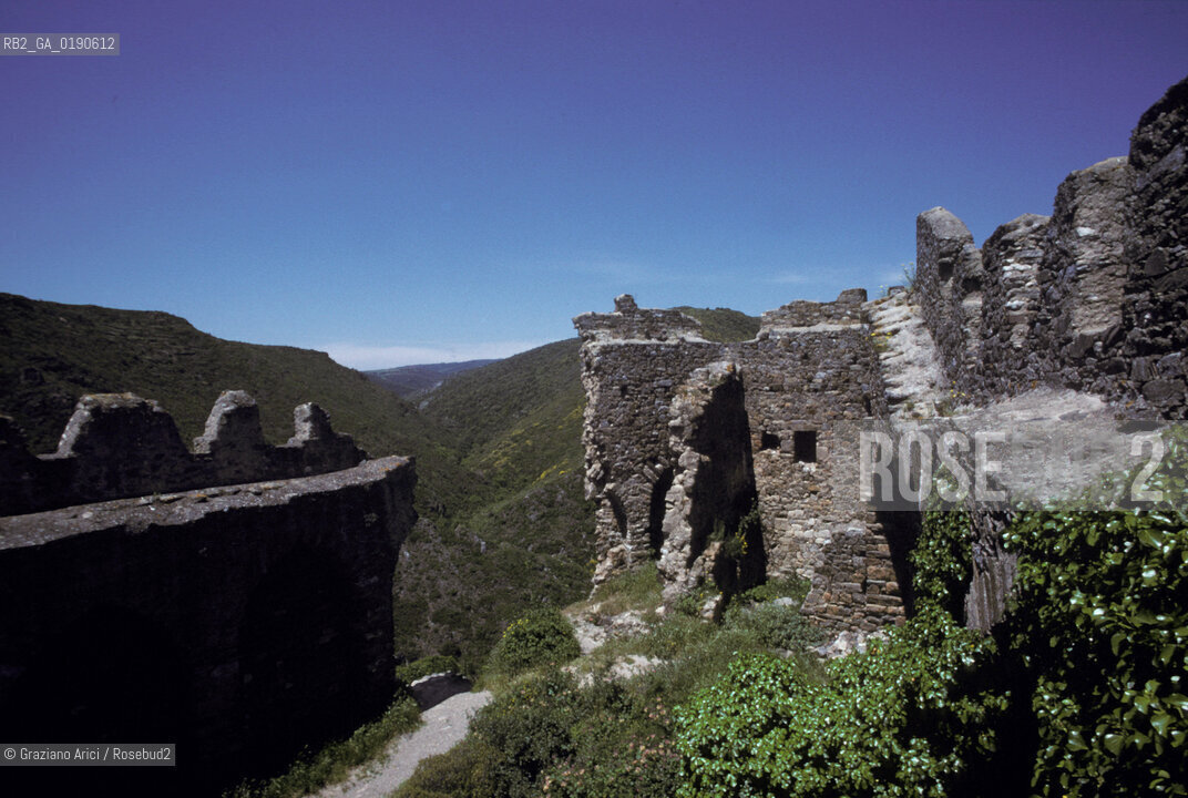 ( FRANCIA  )  MIDI-PYRENEES CASTELLI DI LASTOURS  © 1999 Graziano Arici/Rosebud2 / GEO ERESIA CATARA CATARI CROCIATA