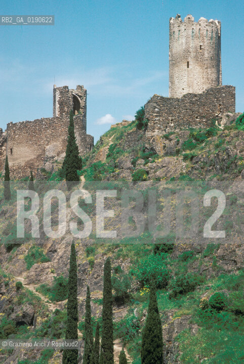 ( FRANCIA  )  MIDI-PYRENEES CASTELLI DI LASTOURS  © 1999 Graziano Arici/Rosebud2 / GEO ERESIA CATARA CATARI CROCIATA