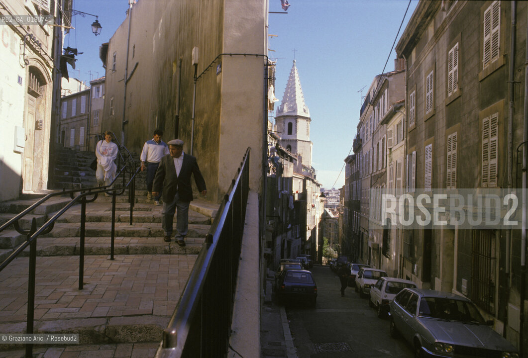 ( FRANCIA  )  PROVENCE-ALPES-COTE DAZUR MARSIGLIA : IL QUARTIERE DU PANIER © 1999 Graziano Arici/Rosebud2 / GEO