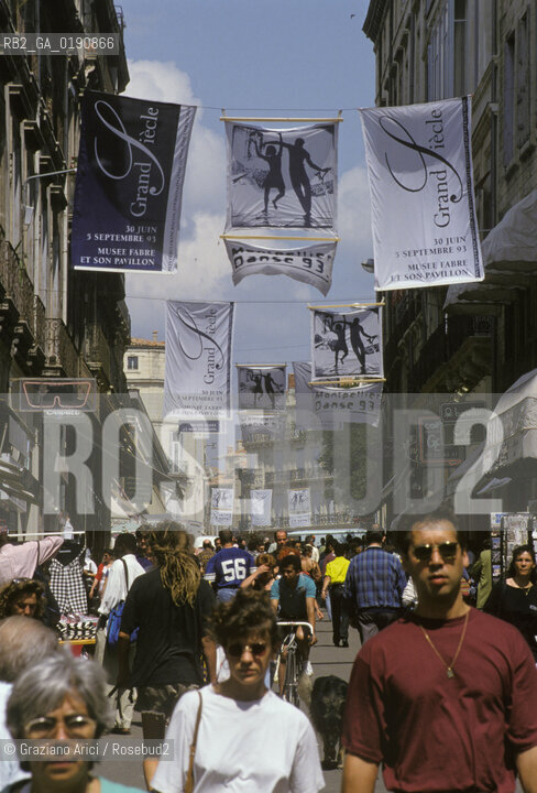 ( FRANCIA  )  LANGUEDOC-ROUSSILLON  MONTPELLIER :RUE DE LA LOGE © 1999 Graziano Arici/Rosebud2 / GEO