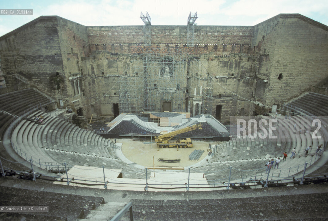 ( FRANCIA  )  PROVENCE-ALPES-COTE DAZUR ORANGE   : TEATRO ROMANO  © 1999 Graziano Arici/Rosebud2 / GEO