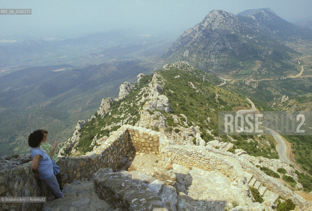 ( FRANCIA  )  LANGUEDOC-ROUSSILLON  QUERIBUS  : IL CASTELLO © 1999 Graziano Arici/Rosebud2 / GEO ERESIA CATARA CATARI CROCIATA