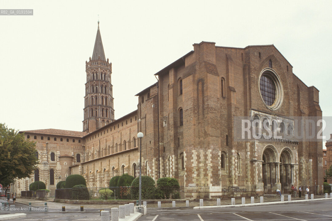 ( FRANCIA  )  MIDI-PYRENEES TOLOSA : CHIESA BASILICA DI ST-SERNIN © 1999 Graziano Arici/Rosebud2 / GEO ERESIA CATARA CATARI CROCIATA PELLEGRINAGGIO