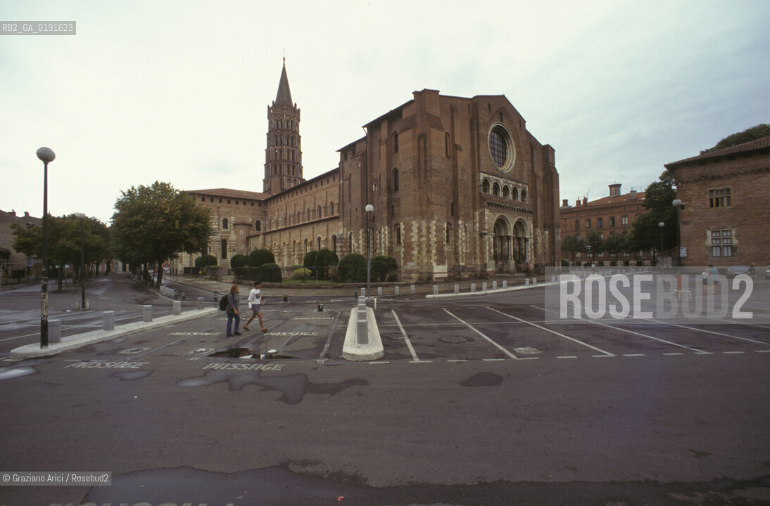 ( FRANCIA  )  MIDI-PYRENEES TOLOSA : CHIESA BASILICA DI ST-SERNIN  © 1999 Graziano Arici/Rosebud2 / GEO ERESIA CATARA CATARI CROCIATA PELLEGRINAGGIO