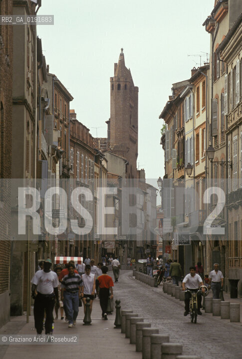 ( FRANCIA  )  MIDI-PYRENEES TOLOSA : RUE DU TAUR E NOTRE DAME-DU-TAUR © 1999 Graziano Arici/Rosebud2 / GEO