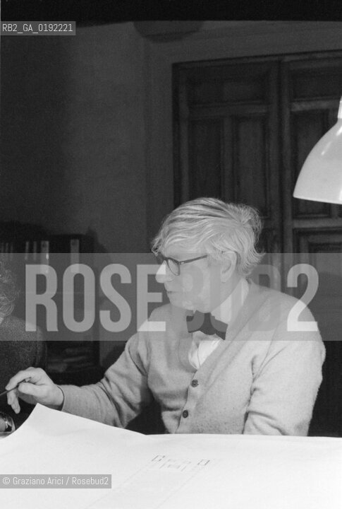 THE ARCHITECT LOUIS KAHN IN  VENICE - 1969 © ARCHIVIO Graziano Arici/Rosebud2  / ARCHITETTURA / ARCHITETTO