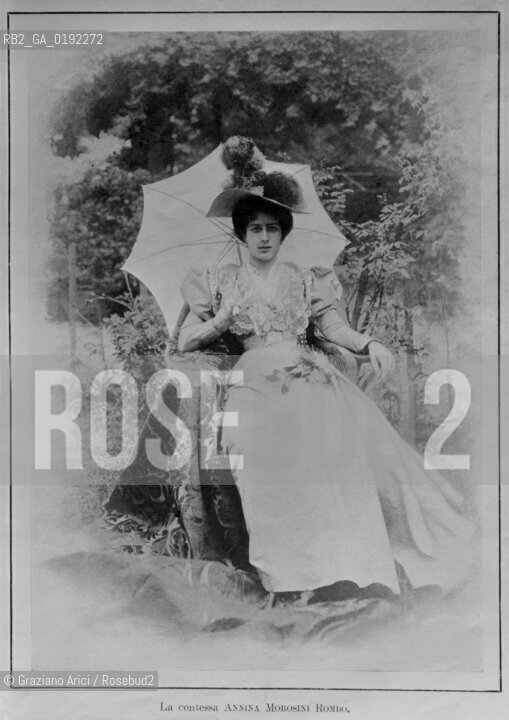 THE COUNTESS ANNINA MOROSINI ROMBO  - 1908 - © ARCHIVIO Graziano Arici/Rosebud2  / NOBILTA / CONTE