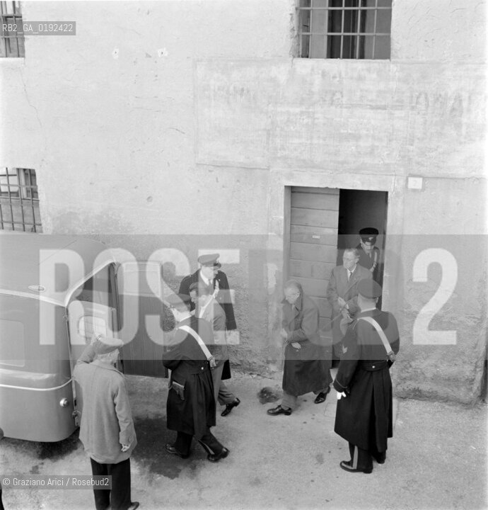 MURDERS IN ALLEGHE ( BELLUNO ) - 1960 - © ARCHIVIO Graziano Arici/Rosebud2  / CRONACA NERA  /  I FATTI DI ALLEGHE 