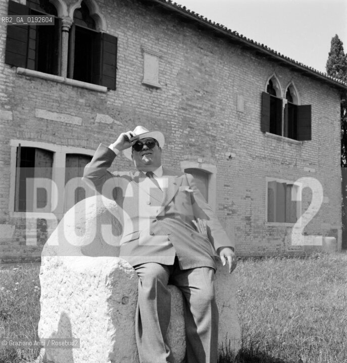 MR.LAZZI  - VENICE - 1961 - ©  ARCHIVIO Graziano Arici/Rosebud2 / CASINO DEL LIDO DI VENEZIA / IMPRENDITORE / ECONOMIA