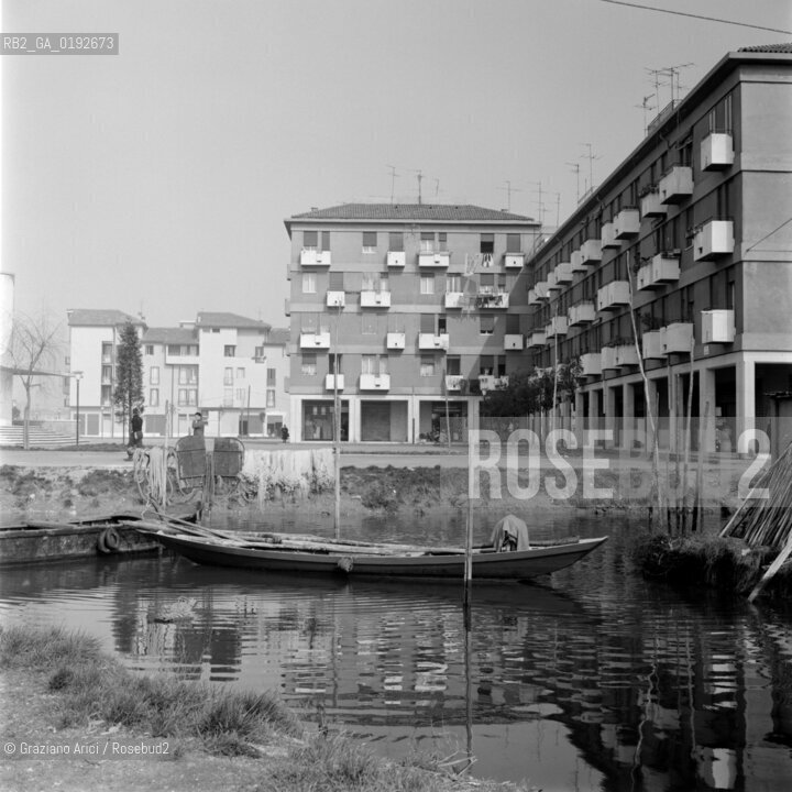 NEW BUILDINGS IN THE SACCA FISOLA  IN VENICE - 1966 - ©Graziano Arici/Rosebud2 / MARGINAMENTI / GIUDECCA