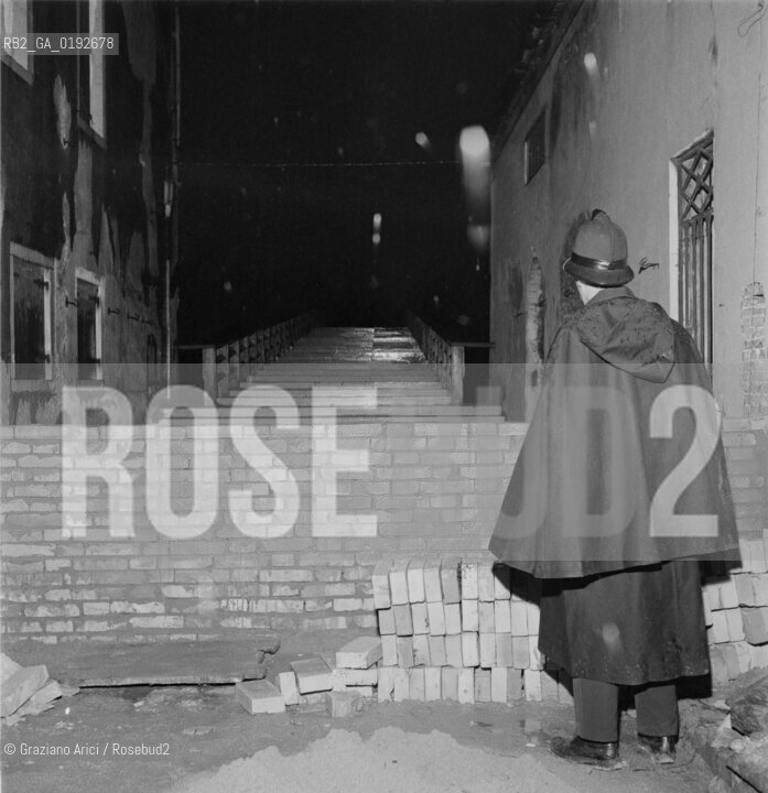 NEW BUILDINGS IN THE SACCA FISOLA  IN VENICE - 1966 - ©Graziano Arici/Rosebud2 / GIUDECCA