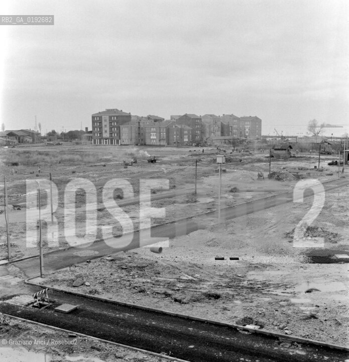 NEW BUILDINGS IN THE SACCA FISOLA  IN VENICE - 1966 - ©Graziano Arici/Rosebud2 / GIUDECCA