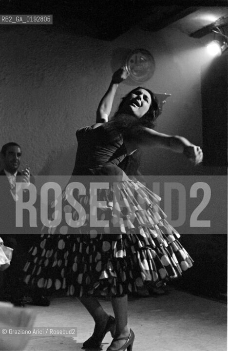 MADRID BY NIGHT  - 1959 -  © ARCHIVIO Graziano Arici/Rosebud2  / SPAGNA / NOTTE / BALLO