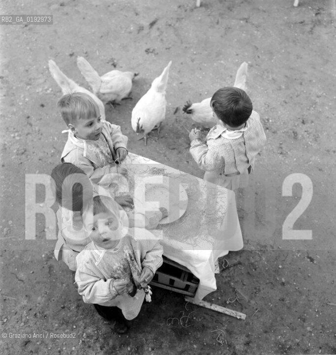 GEMELLI SANGION  - 195? -  © ARCHIVIO Graziano Arici/Rosebud2  / BAMBINO
