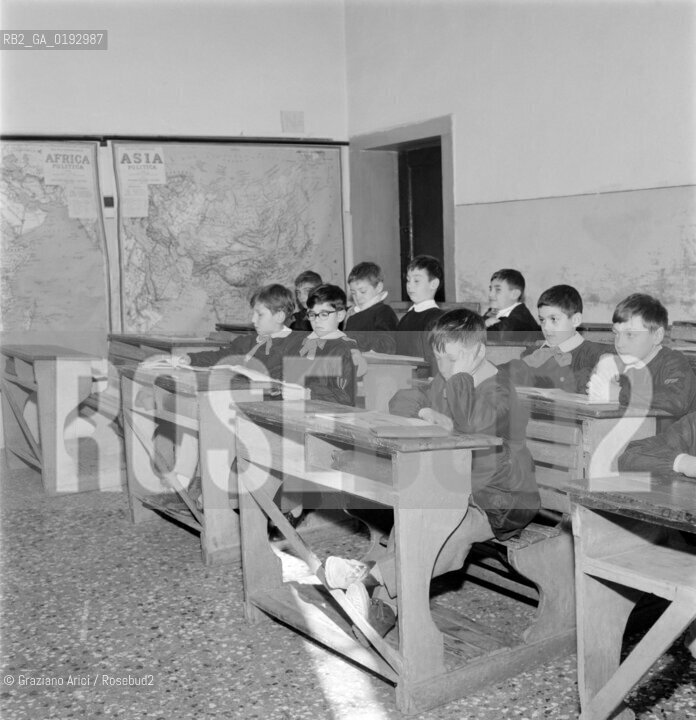 SCHOOLS IN VENICE - 195? - © ARCHIVIO Graziano Arici/Rosebud2  / SCUOLA / STUDENTE
