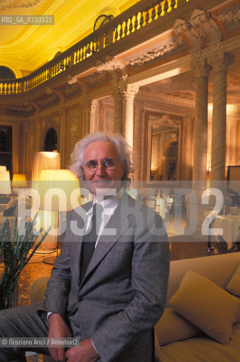 LINDUSTRIALE LUCIANO  BENETTON ALLINTERNO DELLHOTEL MONACO A VENEZIA © 2002 Graziano Arici/Rosebud2 / ECONOMIA IMPRENDITORE