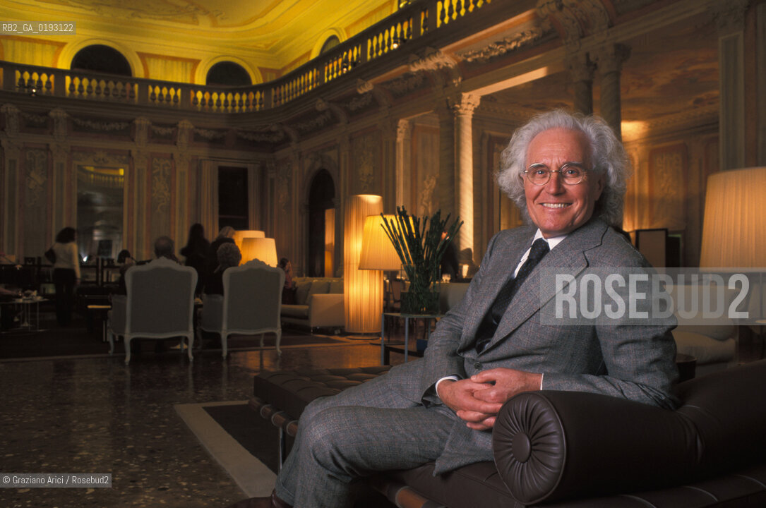 LINDUSTRIALE LUCIANO  BENETTON ALLINTERNO DELLHOTEL MONACO A VENEZIA © 2002 Graziano Arici/Rosebud2 / ECONOMIA IMPRENDITORE