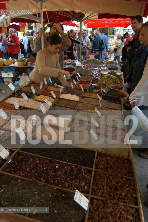 ( FRANCIA  )  PROVENCE-ALPES-COTE DAZUR ARLES : MERCATO DEL SABATO © 2003 Graziano Arici/Rosebud2 / GEO GASTRONOMIA SPEZIE
