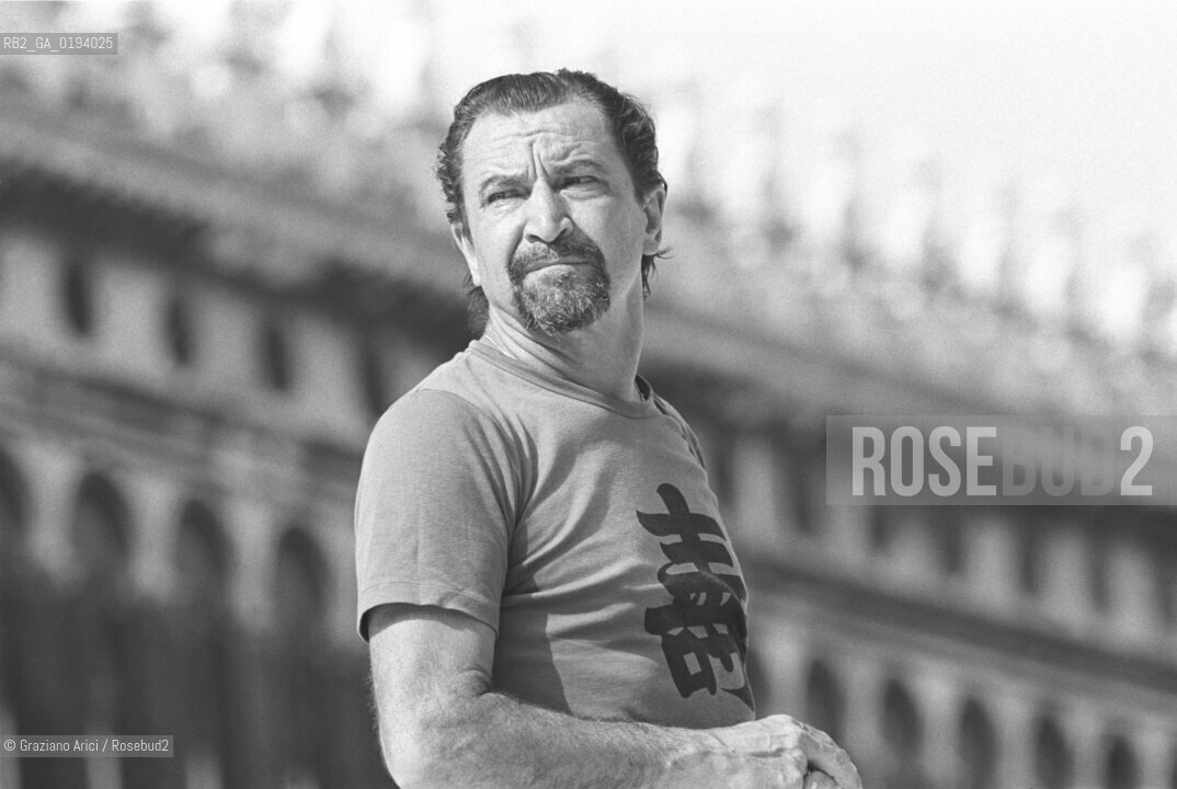 IL BALLERINO E COREOGRAFO MAURICE BEJART  - VENEZIA - 1979 - ©Graziano Arici/Rosebud2 / TEATRO / BALLETTO / DANZA / PIAZZA SAN MARCO