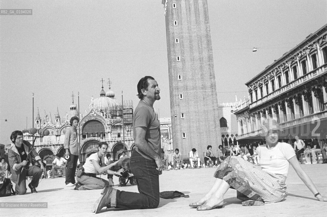 IL BALLERINO E COREOGRAFO MAURICE BEJART  - VENEZIA - 1979 - ©Graziano Arici/Rosebud2 / TEATRO / BALLETTO / DANZA / PIAZZA SAN MARCO