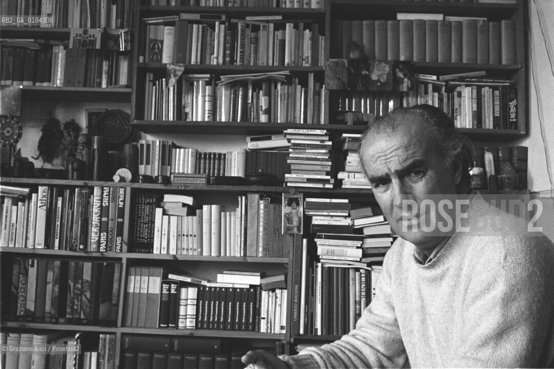 IL COMPOSITORE LUIGI NONO NELLA SUA CASA A VENEZIA - 1983 - ©Graziano Arici/Rosebud2 / MUSICA CLASSICA ELETTRONICA CONTEMPORANEA / LIBRO