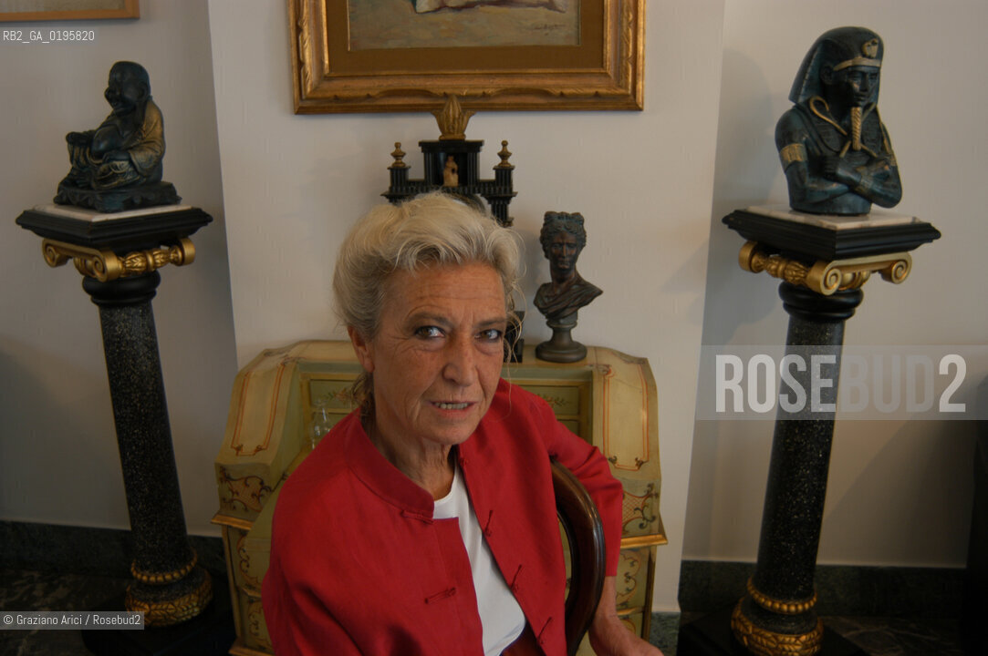 LA SCRITTRICE BARBARA ALBERTI © 2003 Graziano Arici/Rosebud2 LETTERATURA WRITER