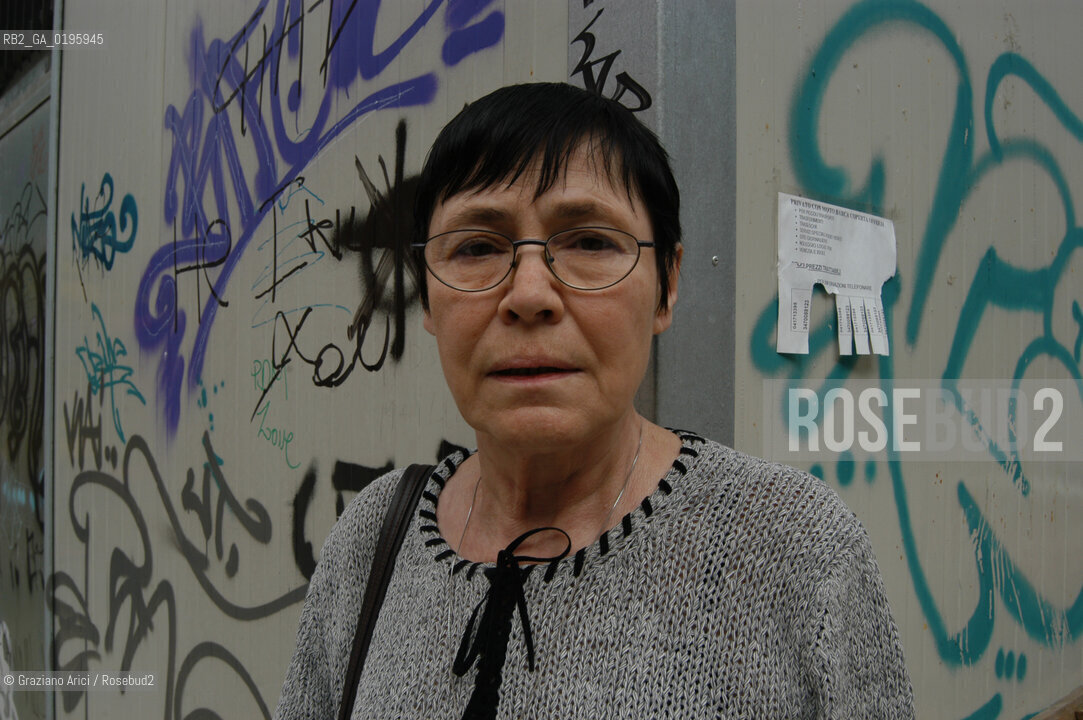 VENEZIA  2-5 OTTOBRE 2003 FONDAMENTA  SENZA PIU -  LA SCRITTRICE UNGHERESE AGOTA KRISTOF ©Graziano Arici/Rosebud2