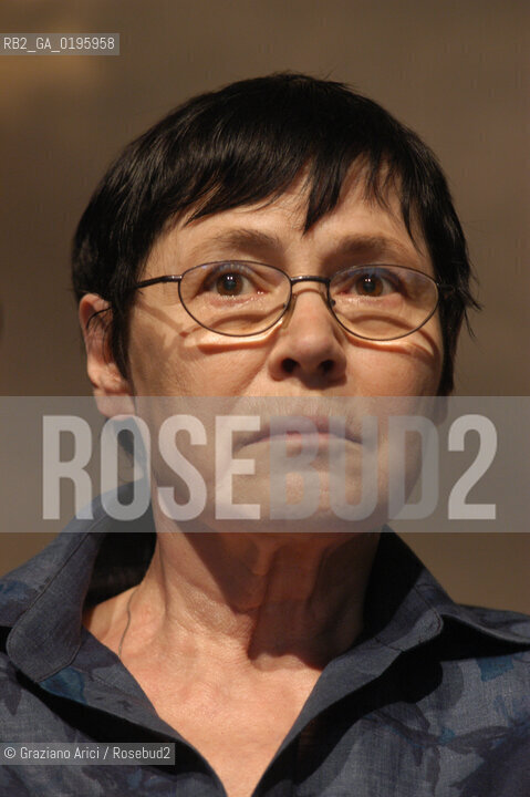 VENEZIA  2-5 OTTOBRE 2003 FONDAMENTA  SENZA PIU -  LA SCRITTICE UNGHERESE AGOTA KRISTOF  ©Graziano Arici/Rosebud2