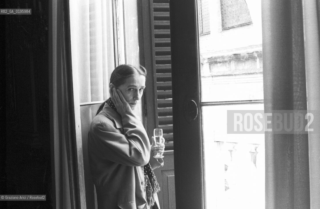 LA COREOGRAFA E BALLERINA PINA BAUSCH - 1985 ©Graziano Arici/Rosebud2 / TEATRO / FENICE / DANZA