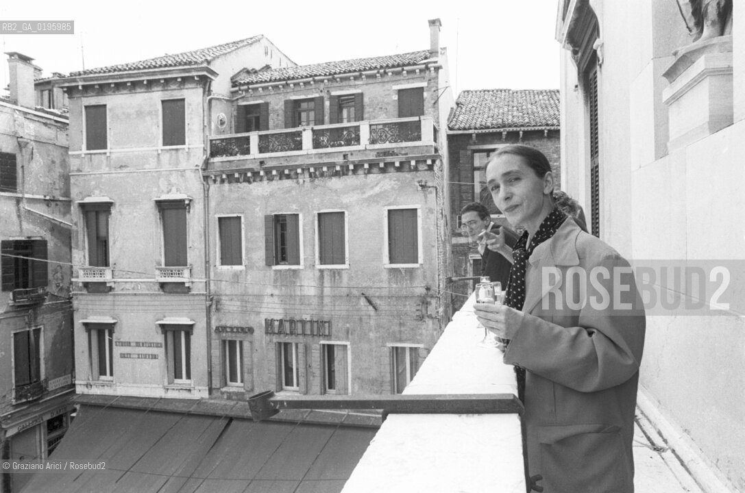LA COREOGRAFA E BALLERINA PINA BAUSCH - 1985 ©Graziano Arici/Rosebud2 / TEATRO / FENICE / DANZA