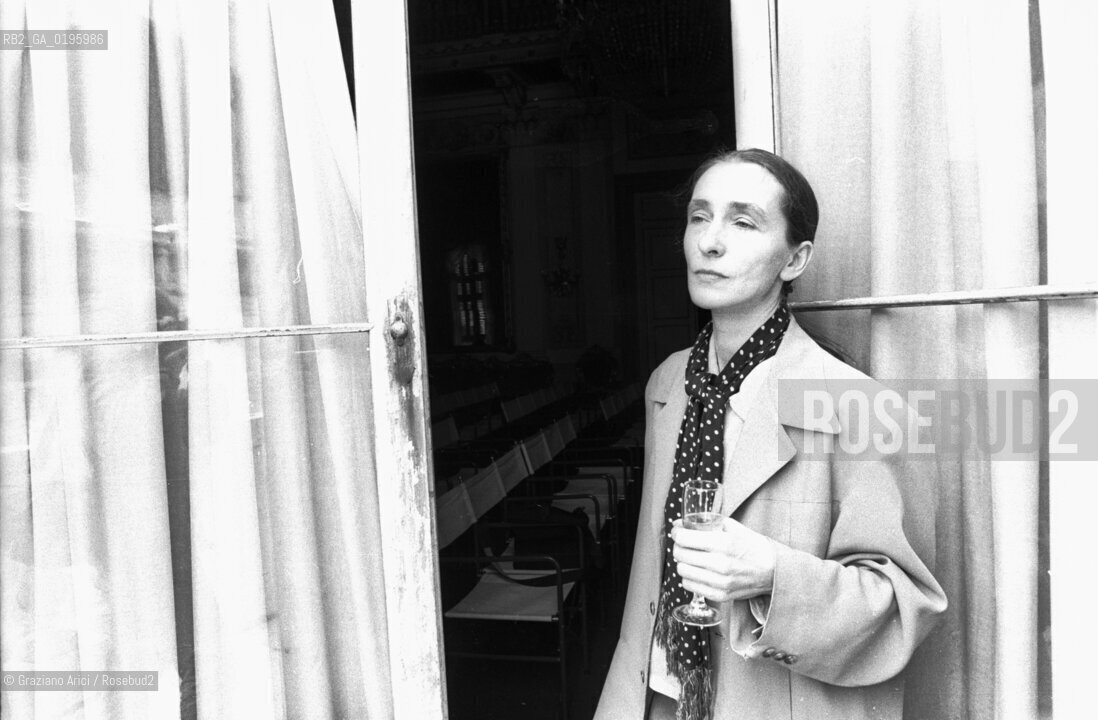 LA COREOGRAFA E BALLERINA PINA BAUSCH - 1985 ©Graziano Arici/Rosebud2 / TEATRO / FENICE / DANZA