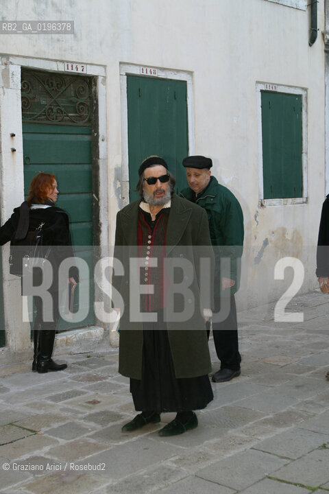 08/01/2004  ITALY, VENICE : THE SHOOTING OF THE MOVIE THE MERCHANT OF VENICE DIRECTED BY MICHAEL RADFORD _ THE ACTOR AL PACINO © 2004 Graziano Arici/Rosebud2 FILM MERCANTE DI VENEZIA SHAKESPEARE