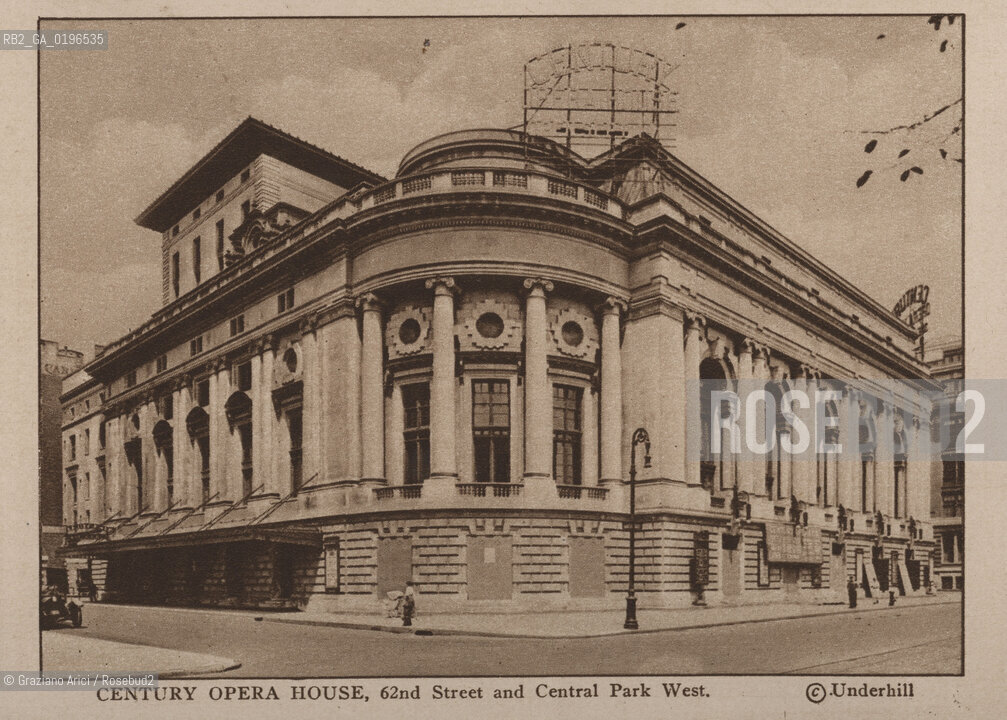 NEW YORK - USA - 1905 (?) CENTURY OPERA HOUSE ©Graziano Arici/Rosebud2 TEATRO