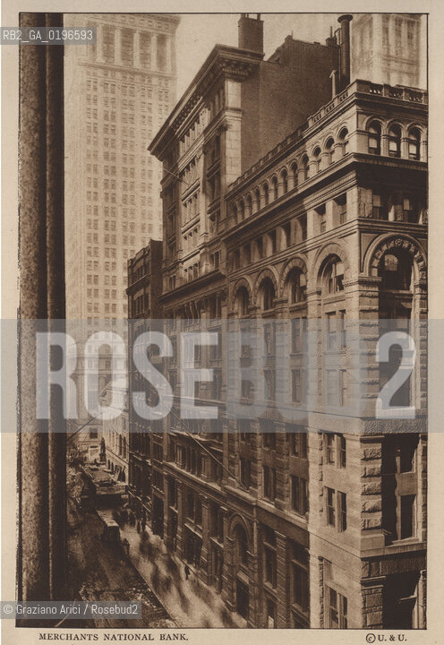 NEW YORK - USA - 1905 (?) MERCHANTS NATIONAL BANK ©Graziano Arici/Rosebud2 BANCA