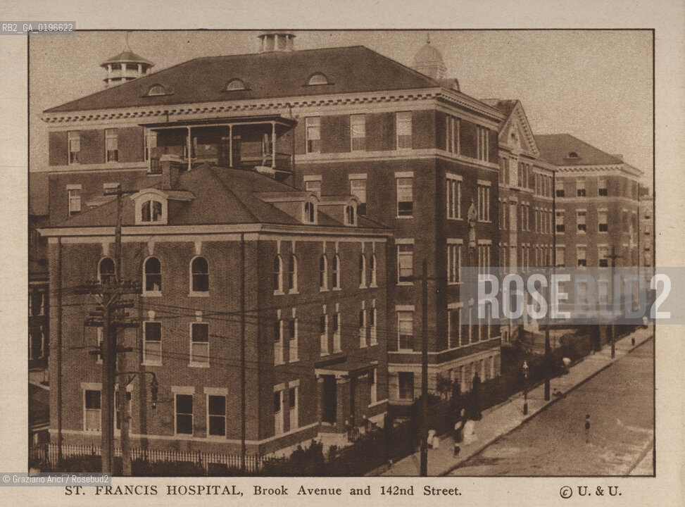 NEW YORK - USA - 1905 (?) ST. FRANCIS HOSPITAL ©Graziano Arici/Rosebud2 OSPEDALE