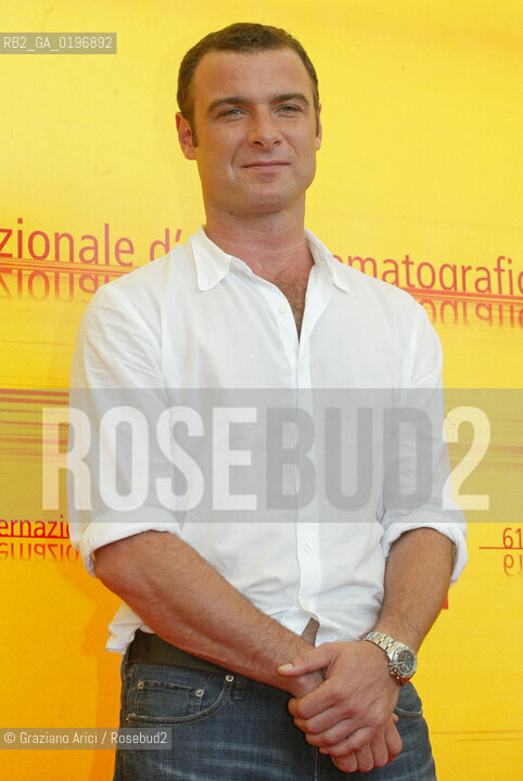 02_09_04 VENICE - 61¡ FILM FESTIVAL - FILM THE MANCHURIAN CANDIDATE. THE ACTOR LIEV SCHREIBER . ©Graziano Arici/Rosebud2 CINEMA