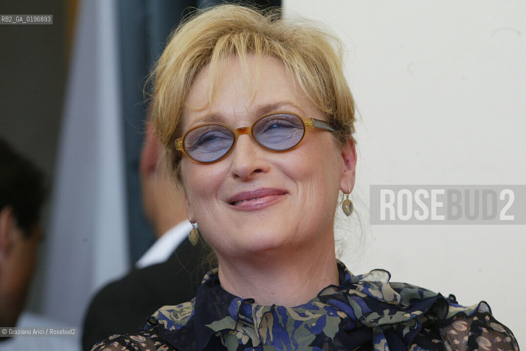 02_09_04 VENICE - 61¡ FILM FESTIVAL - FILM THE MANCHURIAN CANDIDATE. THE ACTRESS MERYL STREEP. ©Graziano Arici/Rosebud2 CINEMA