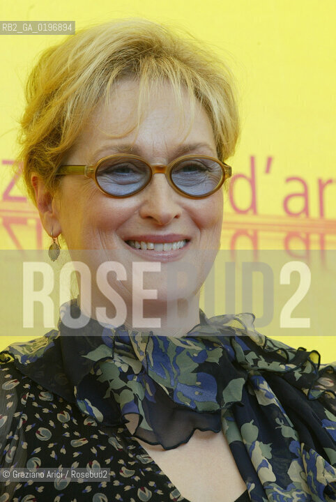 02_09_04 VENICE - 61¡ FILM FESTIVAL - FILM THE MANCHURIAN CANDIDATE. THE ACTRESS MERYL STREEP. ©Graziano Arici/Rosebud2 CINEMA