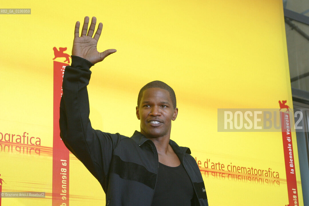 03_09_04 VENICE - 61¡ FILM FESTIVAL - FILM COLLATERAL. THE ACTOR JAMIE FOXX.©Graziano Arici/Rosebud2 CINEMA
