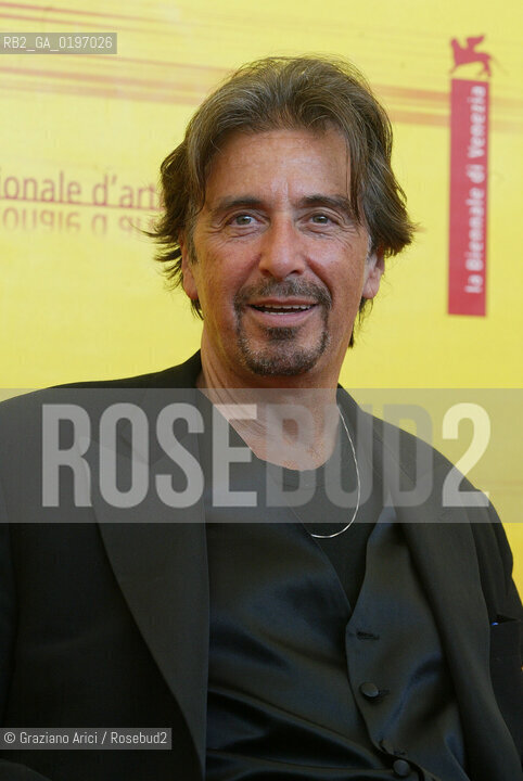 04_09_04 VENICE - 61¡ FILM FESTIVAL - FILM THE MERCHANT OF VENICE. THE ACTOR AL PACINO.©Graziano Arici/Rosebud2 CINEMA