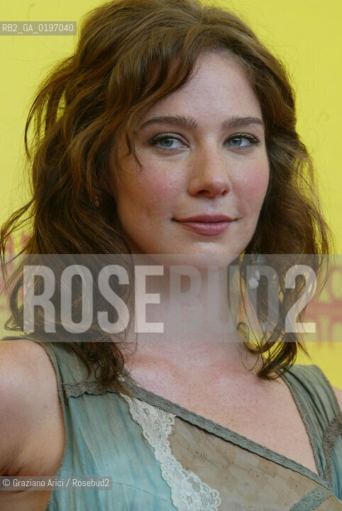 04_09_04 VENICE - 61¡ FILM FESTIVAL - FILM THE MERCHANT OF VENICE. THE ACTRESS LYNN COLLINS .©Graziano Arici/Rosebud2 CINEMA